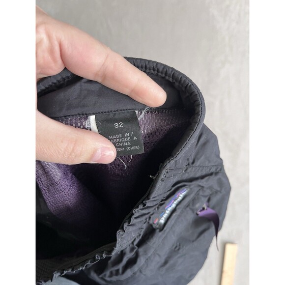 Vintage Patagonia Men's Size 32 Black Side Zips  Nylon Snow Ski Pants Nylon - Picture 7 of 12